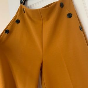 Mustard sailor pants